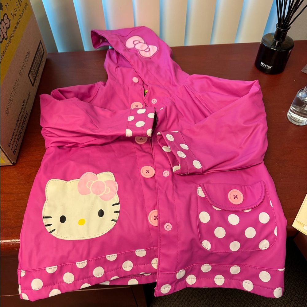 Western Chief Hello Kitty rain coat 4T